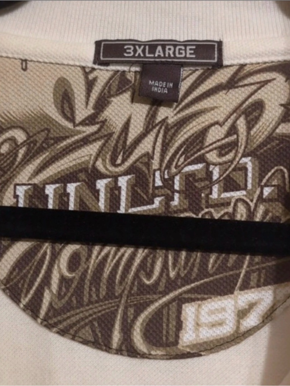 ECKO Unlimited Men’s XXXL (3XL) Cream Polo with an embroidered Rhino logo - Picture 5 of 11